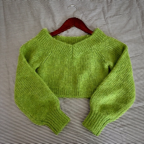 & Other Stories Off-Shoulder Wool Knit Jumper – XS - Picture 2 of 8